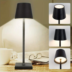 Vintage LED Desk Lamp Touch Sensor USB Rechargeable Night Light
