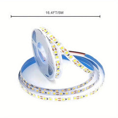 High Bright Cold Light LED Strip 16.4ft Adhesive DIY Cutting Background Light