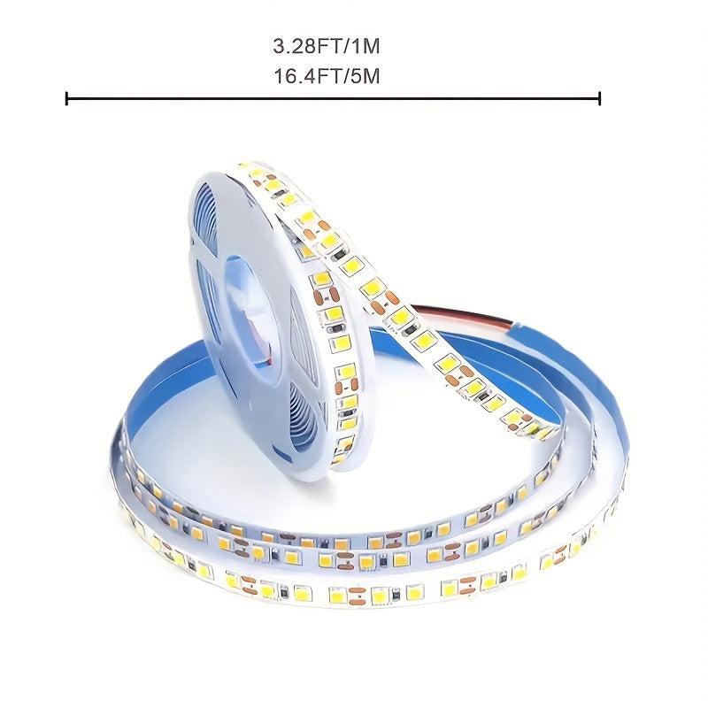 High Bright Cold Light LED Strip 16.4ft Adhesive DIY Cutting Background Light