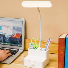 Rechargeable LED Desk Lamp with Pen Phone Holder