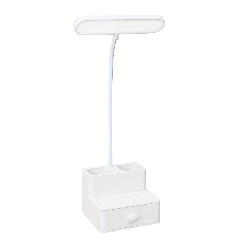 Rechargeable LED Desk Lamp with Pen Phone Holder