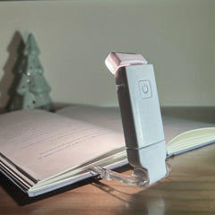 USB Rechargeable Book Reading Light Warm Brightness Adjustable
