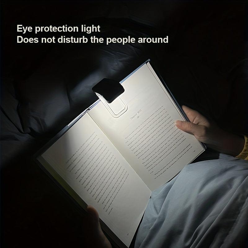 USB Rechargeable Book Reading Light Warm Brightness Adjustable