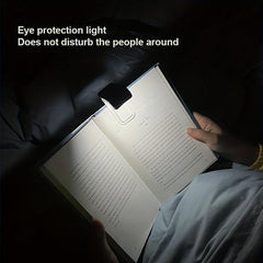 USB Rechargeable Book Reading Light Warm Brightness Adjustable
