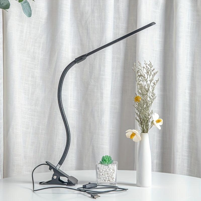 Clip On Light Gooseneck 5W Reading Light With On off Switch 6000K