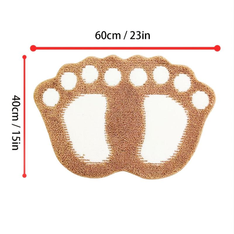Champagne Foot Bath Mat for Home Decor