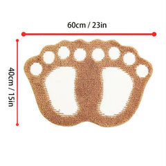 Champagne Foot Bath Mat for Home Decor