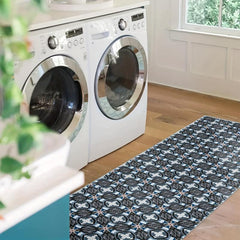Vintage Laundry Room Rug Oriental Hallway Runner Kitchen Mat
