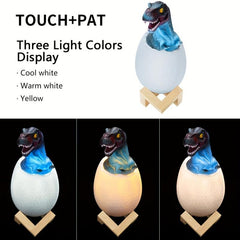 3D Dinosaur Night Stand Lamp LED Night Light Tyrannosaurus