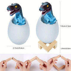 3D Dinosaur Night Stand Lamp LED Night Light Tyrannosaurus