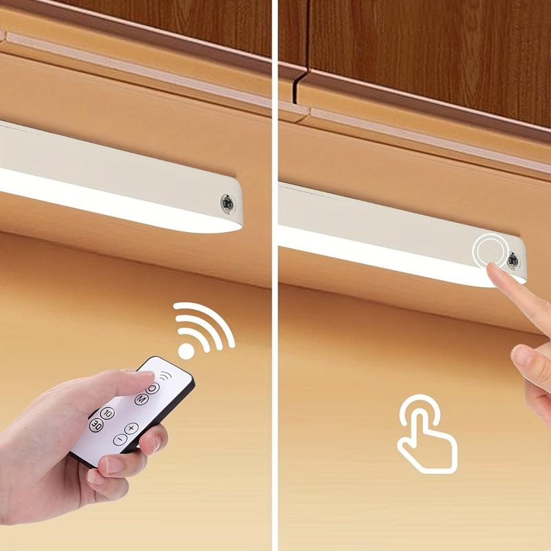 Long Oval LED Cabinet Light Remote Night Light