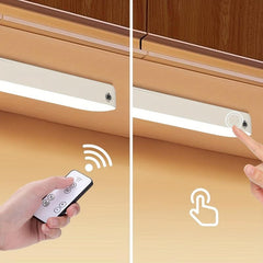 Long Oval LED Cabinet Light Remote Night Light
