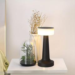 Portable Metal LED Table Lamp Touch Sensor Rechargeable Desk Lamp