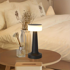 Portable Metal LED Table Lamp Touch Sensor Rechargeable Desk Lamp
