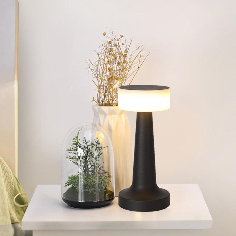 Portable Metal LED Table Lamp Touch Sensor Rechargeable Desk Lamp