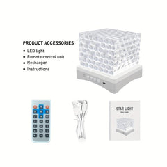 Dynamic Water Ripple Night Light for Office