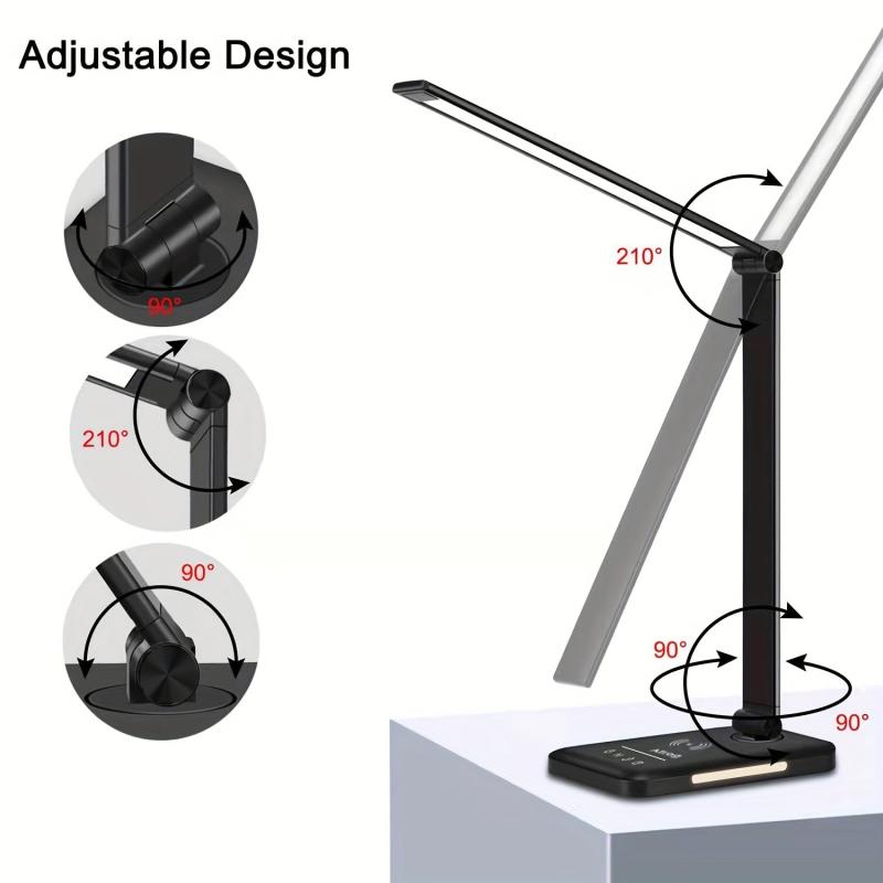 LED Desk Lamp Table Lamp Reading Lamp USB Charging Port