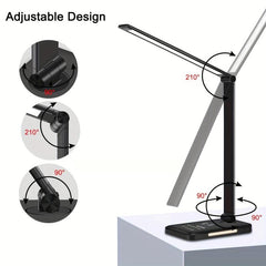 LED Desk Lamp Table Lamp Reading Lamp USB Charging Port