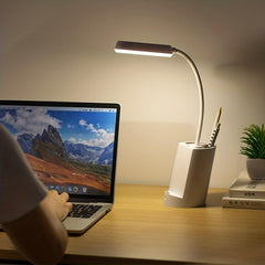 LED Reading Lamp With Pen Holder USB Charging