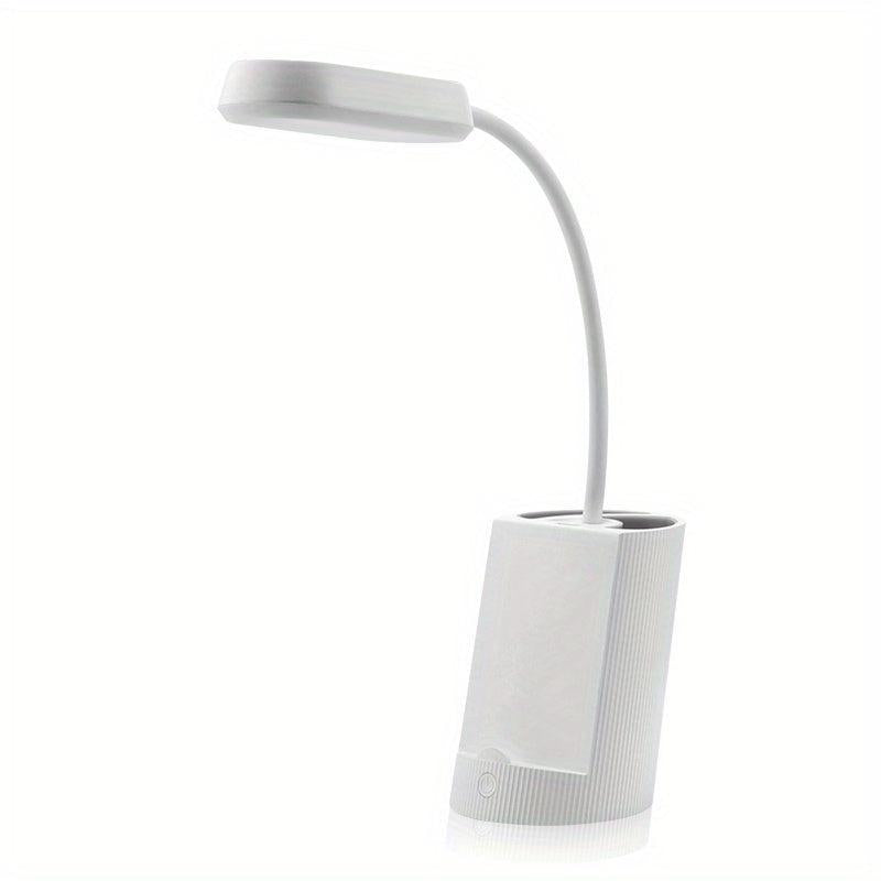 LED Reading Lamp With Pen Holder USB Charging