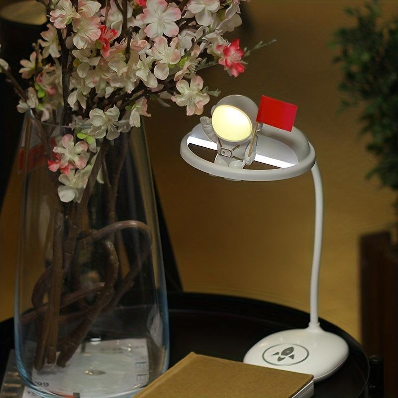 Astronauts LED Table Lamp with Phone Holder