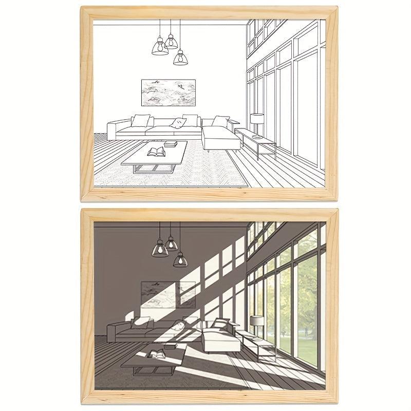 Adjustable Brightness Light Painting Room Decoration