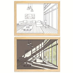 Adjustable Brightness Light Painting Room Decoration