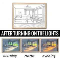 Adjustable Brightness Light Painting Room Decoration