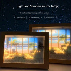 Light And Shadow Mirror Painting Wall Decoration for Home Room Bedroom Office