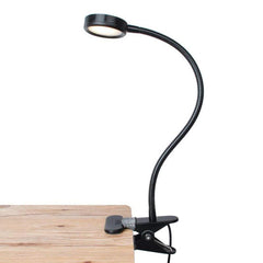 LED Clip Reading Light USB 3Colors Desk Lamp Hose Adjustable Bedside Lamp