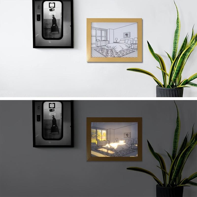 LED Lights Picture Art Wall Deco USB Charging