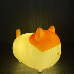 Soft Rubber Decompression Mesh Red Cat Night Light