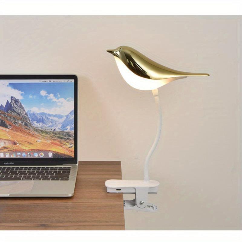 Bird Reading Table Lamp Student Study Bedside Night Lamp