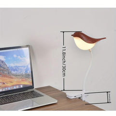 Bird Reading Table Lamp Student Study Bedside Night Lamp