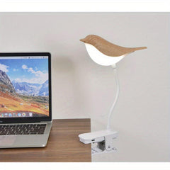 Bird Reading Table Lamp Student Study Bedside Night Lamp