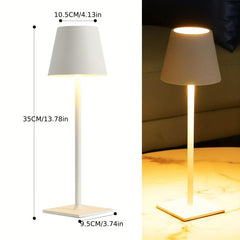 LED Three Stepless Dimming Desk Lamp Study Bedroom Living Room Camping Cafe