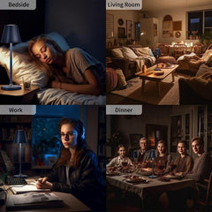 Wireless Rechargeable LED Desk Lamp