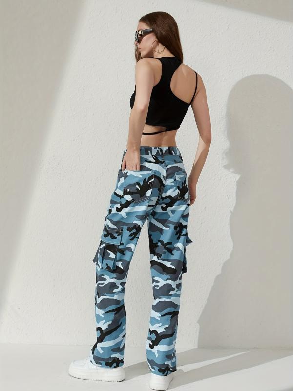 Y2K Kpop Style Cargo Pants Women's Denim Jeans