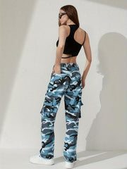 Y2K Kpop Style Cargo Pants Women's Denim Jeans