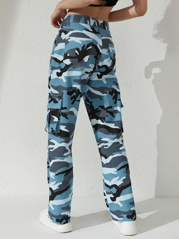 Y2K Kpop Style Cargo Pants Women's Denim Jeans
