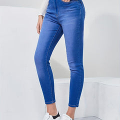 Slim Fit Stretch Skinny Jeans Casual Ankle Length Denim Women's Jeans