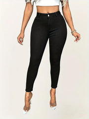 High Stretch Skinny Jeans Slim Fit High Waist Casual Denim Pants