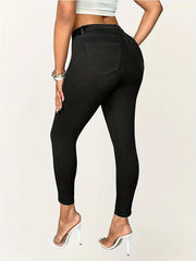 High Stretch Skinny Jeans Slim Fit High Waist Casual Denim Pants