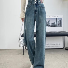 High Waist Wide Legs Jeans Women's Denim Jeans