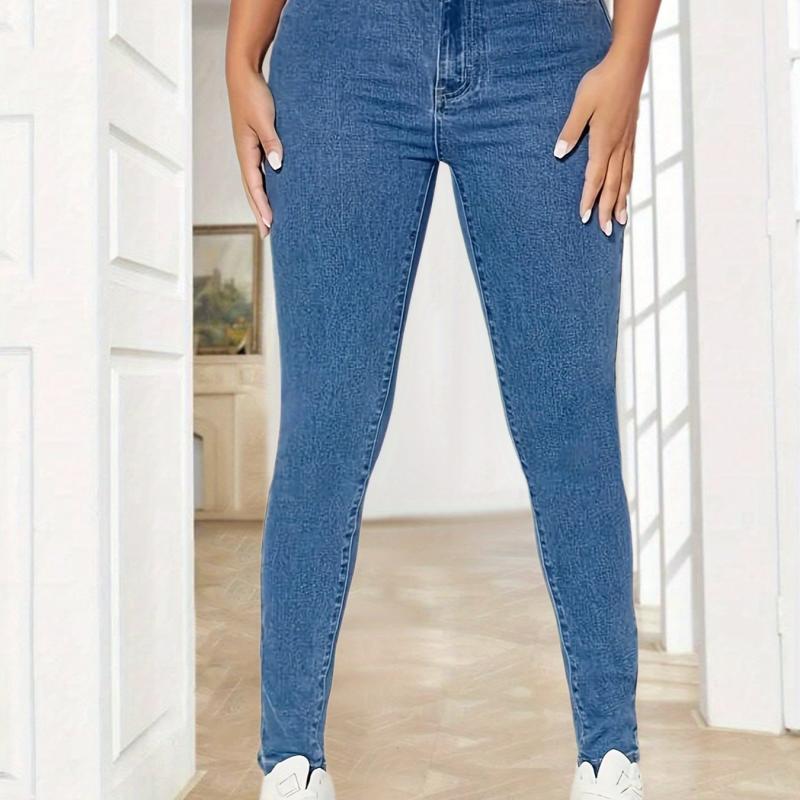 High Waist Stretchy Skinny Jeans for Women