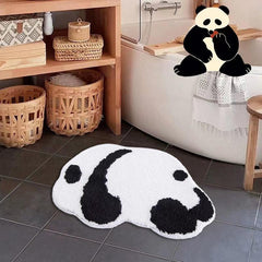 Cartoon Animal Carpet Bathroom Bathtub Washroom Sink Absorbent Mat