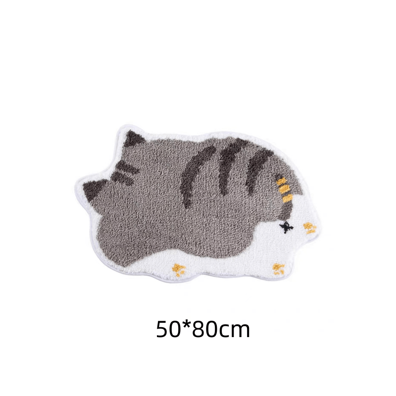Cartoon Animal Carpet Bathroom Bathtub Washroom Sink Absorbent Mat