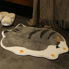 Cartoon Animal Carpet Bathroom Bathtub Washroom Sink Absorbent Mat