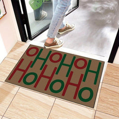 Christmas Letter Pattern Door Mat Non Slip Rug