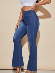 High Waist Flare Jeans Boot Cut Denim Pants Y2K Women's Denim Jeans